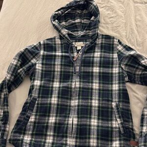Plaid Hooded Jacket